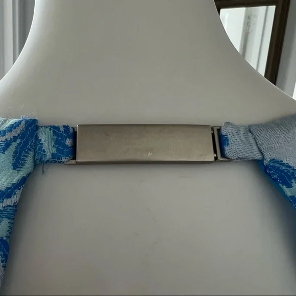 Nanette Lepore Jacquard Dress Floral Fit & Flare Blue Size 8 NWT $159.00 - Picture 11 of 15